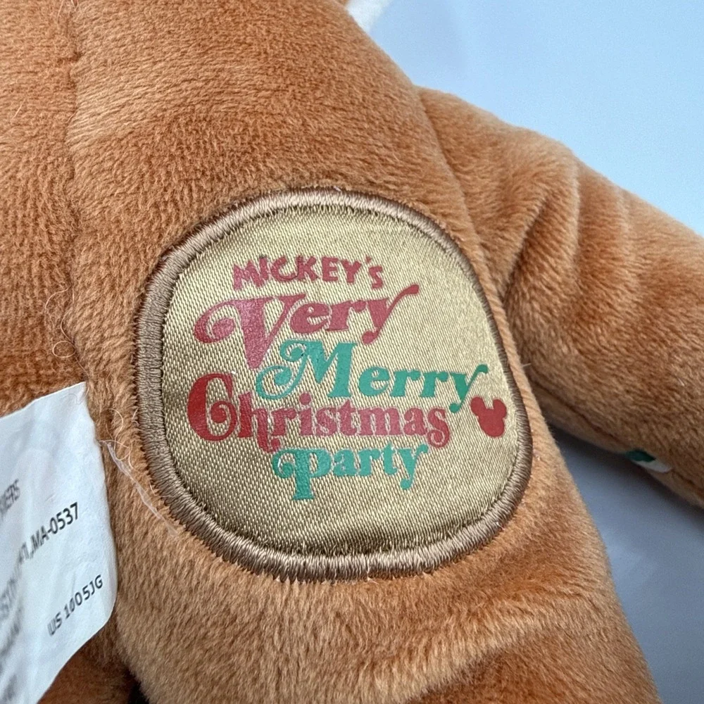 VTG 2007 Mikey's Very Merry Christmas Disney Parks Wishables Gingerbread Man 9
